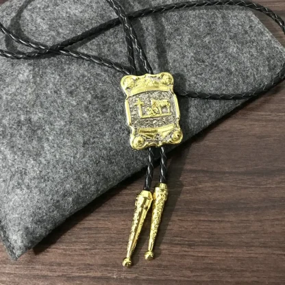 Luxury Rectangular Creative Bolo Tie - Image 3