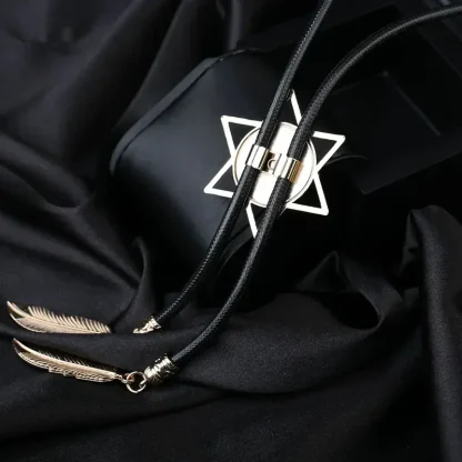 Creative Bolo Tie with Hexagram Shape - Image 5