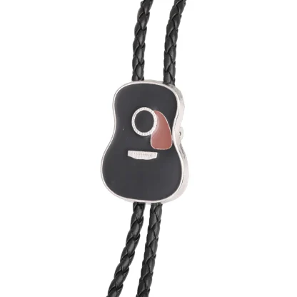 Creative Bolo Tie with Guitar Shape Pendant - Image 9