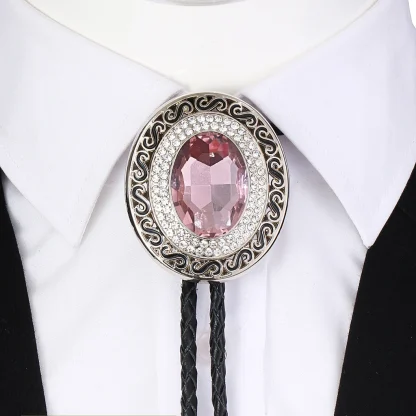 Gemstone-like Bolo Tie with Luxury Finish - Image 15