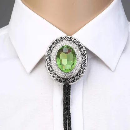 Gemstone-like Bolo Tie with Luxury Finish - Image 11