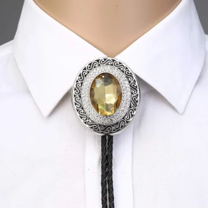 Gemstone-like Bolo Tie with Luxury Finish - Image 5