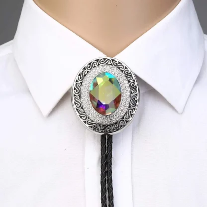 Gemstone-like Bolo Tie with Luxury Finish - Image 6