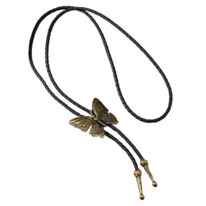 Casual Butterfly Pendant Western Tie - Image 4