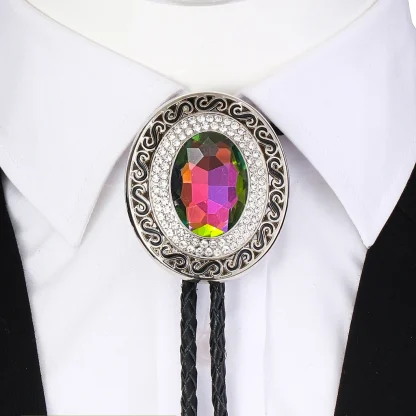 Gemstone-like Bolo Tie with Luxury Finish - Image 14