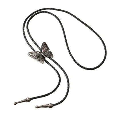 Casual Butterfly Pendant Western Tie - Image 3